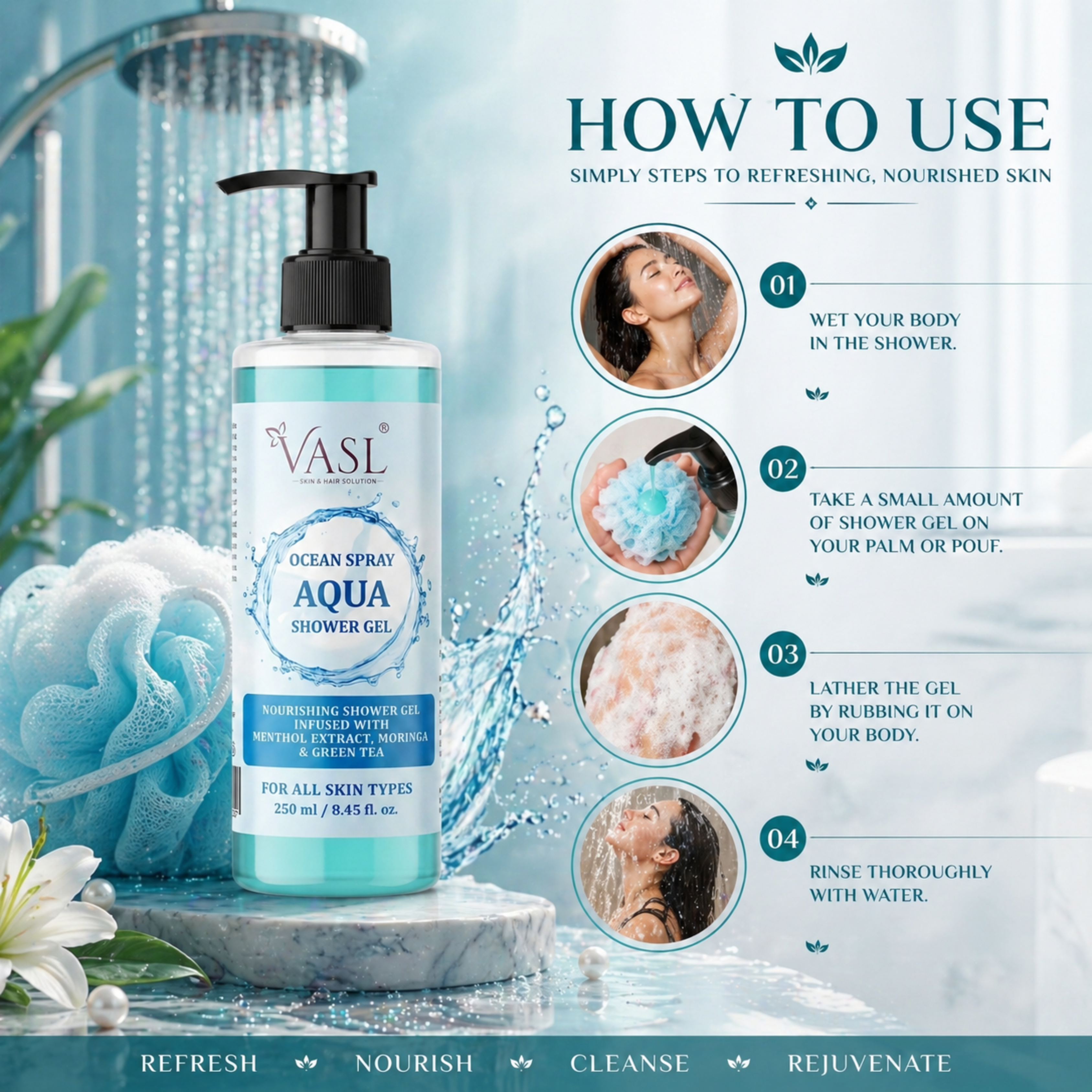 Ocean Spray Aqua Shower Gel