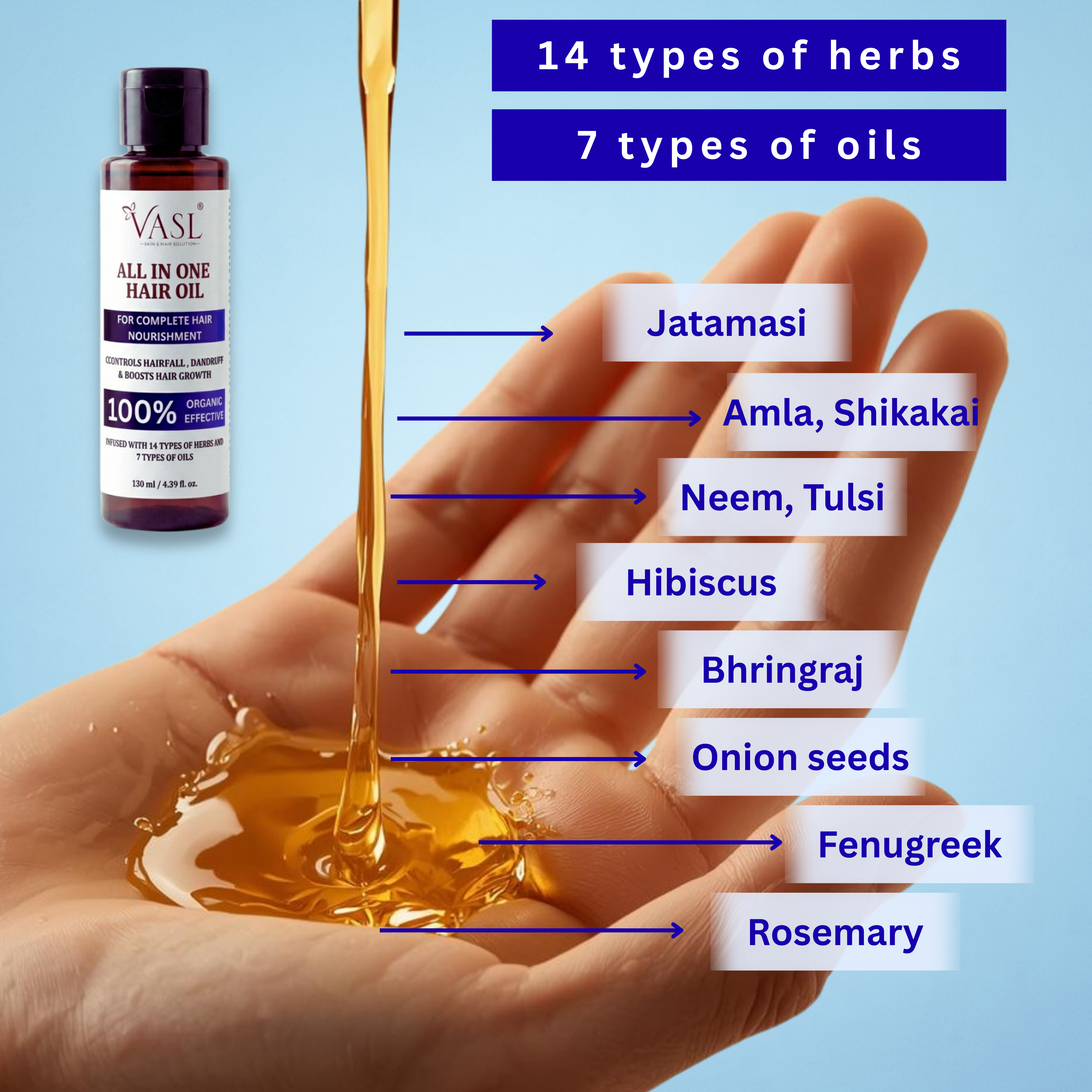 All in one oIl Hair Oil