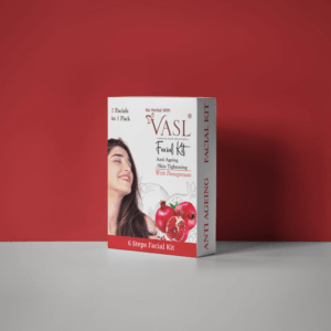 pomegranate facial kit front view