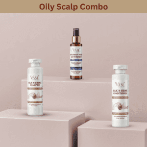 Oily scalp combo - with Rosemary hair mist, Silk n shine shampoo and conditioner
