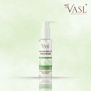 Vasl Dark Spot reduction Face wash with light green background