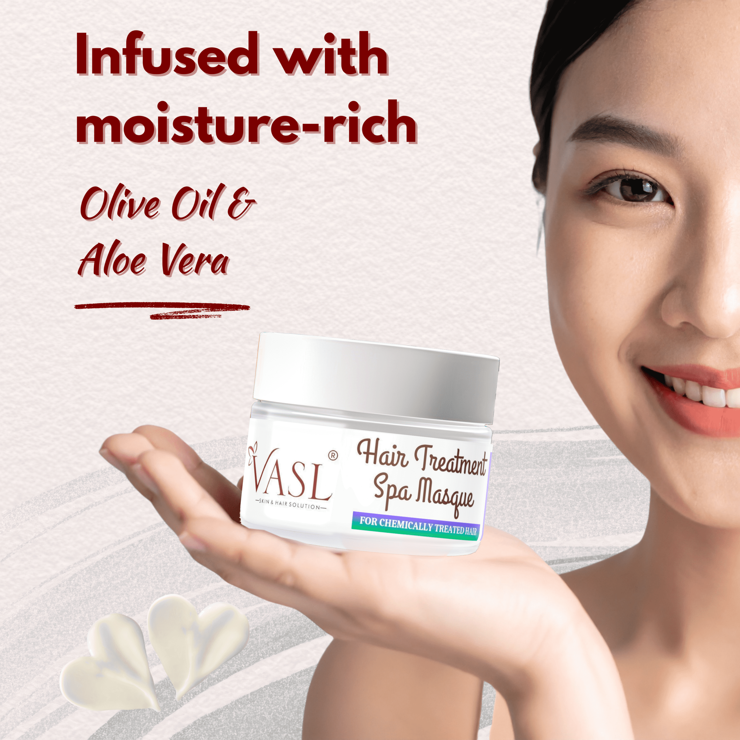 Hair Treatment Spa Mask – Total Hair Repair & Deep Nourishment (For Chemically Treated & Damaged Hair) – 200g - Image 3
