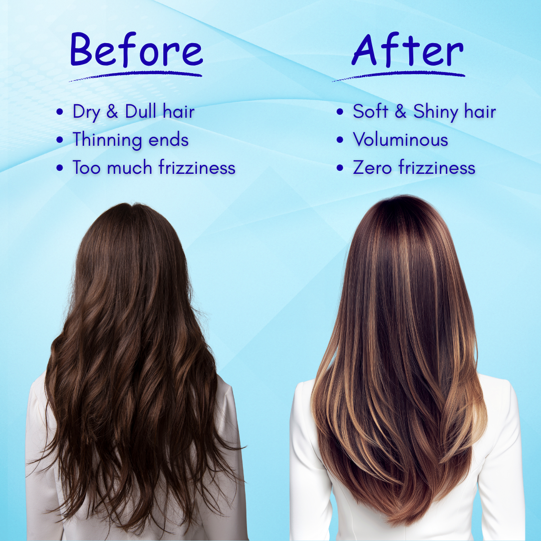 Vasl Keratin Shampoo for Frizzy & Chemically Treated Damaged Hair, Sulfate Free, 200ml - Image 4
