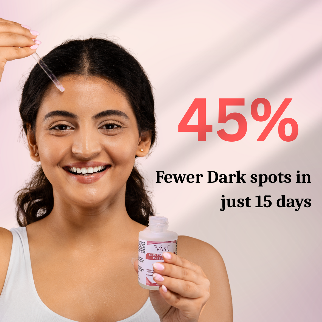 Skin Correcting Serum for Dark Spots Removal & Pigmentation - For Glowing Skin | Vasl (30ml) - Image 6