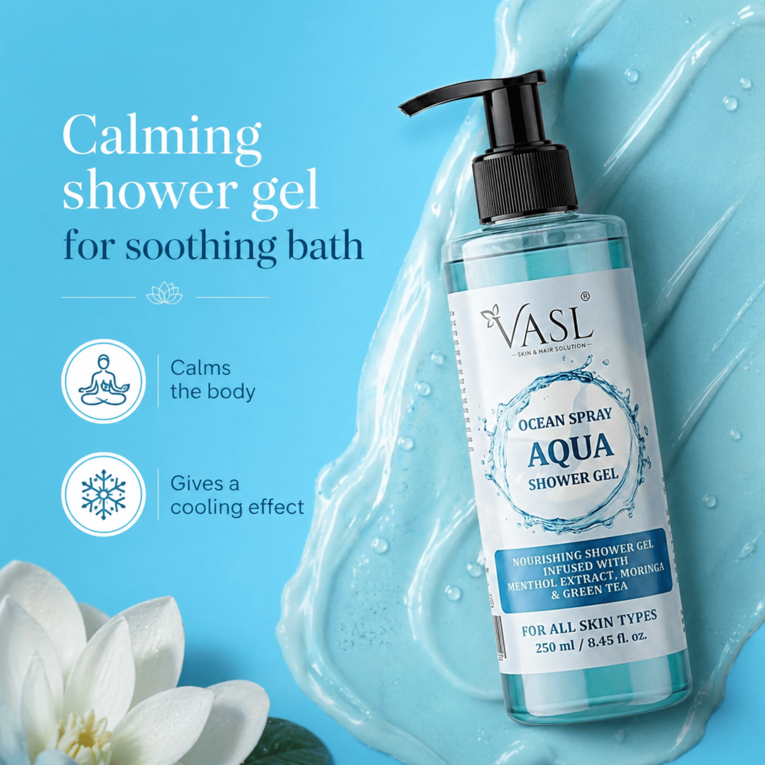 Ocean Spray AQUA Shower Gel - Image 2